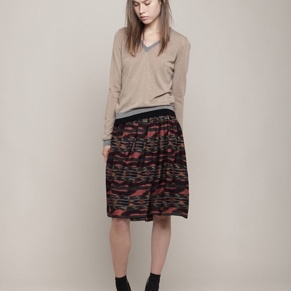 Proenza Schouler Printed Knee-length Silk Size 8 Skirt. Original price $845.